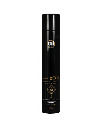 Constant Delight 5 Magic Oils - Сухой супер-лак для волос экстрасильной фиксации №4 без запаха 400 мл - hairs-russia.ru
